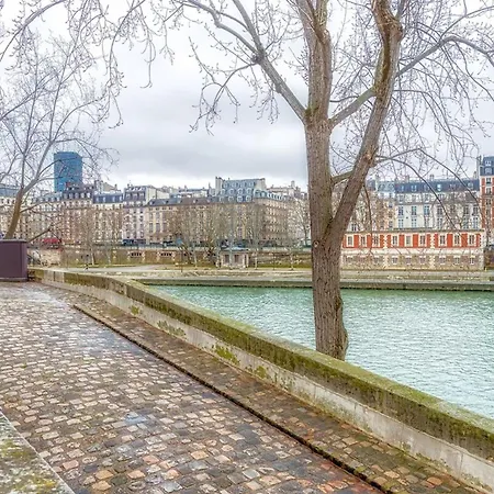 Ile Saint Louis - Quai D'orleans 2bdr By B'your Apartamento París